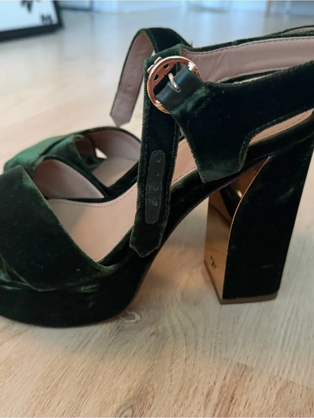 Tory Burch velvet crisscross
